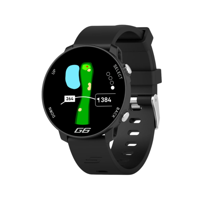 Shot Scope G6 golf watch on transparent background