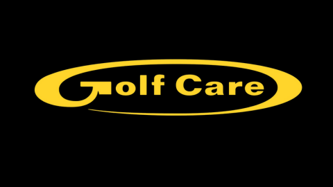 Golf Care logo on a black background