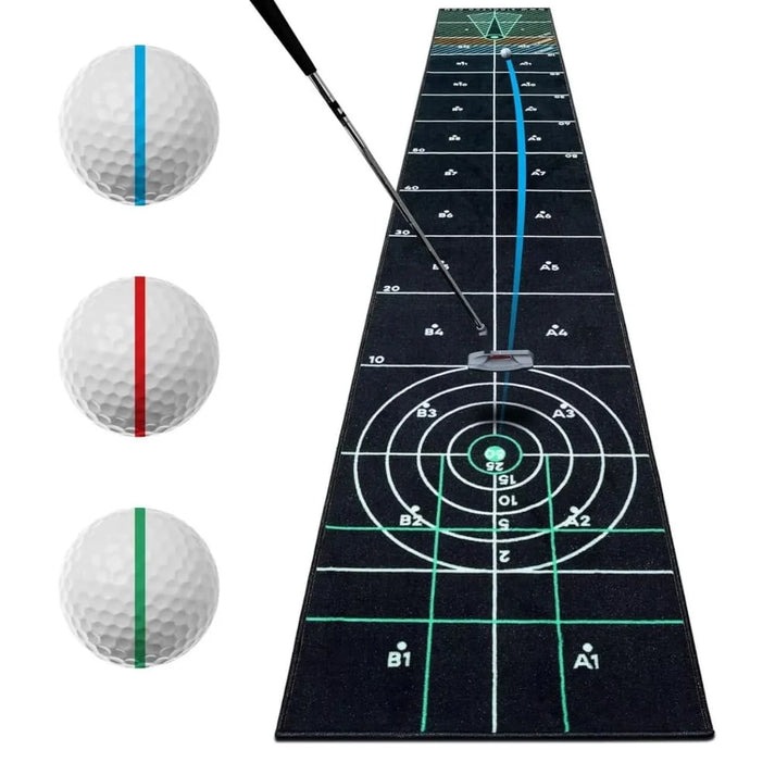 Product image of the AI Golf Games 14ft Putting Mat