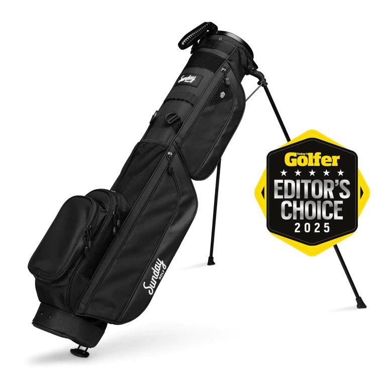 Product image of the Sunday Golf LOMA XL Matte Black Golf Stand Bag