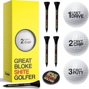 Novelty Great Bloke, Shite golfer gift set
